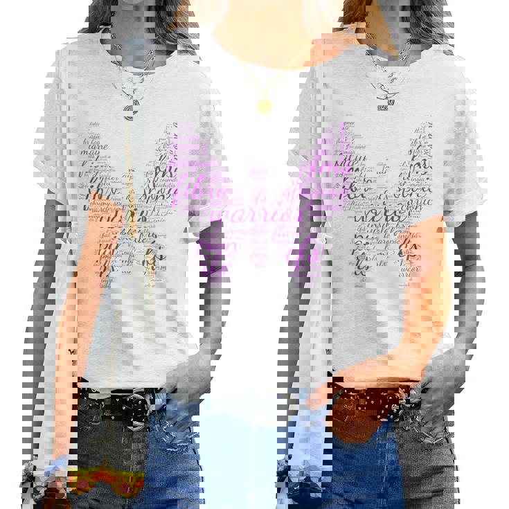 Womens One Of Many Fibro Warriors Fibromyalgia Awareness Month Day T-Shirt