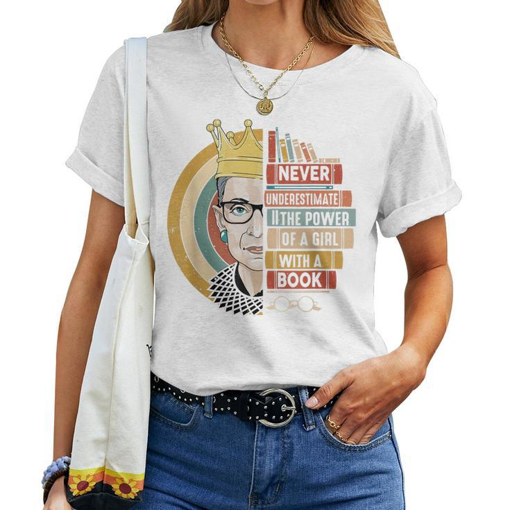 Quote Girl With Book Women Women T-shirt