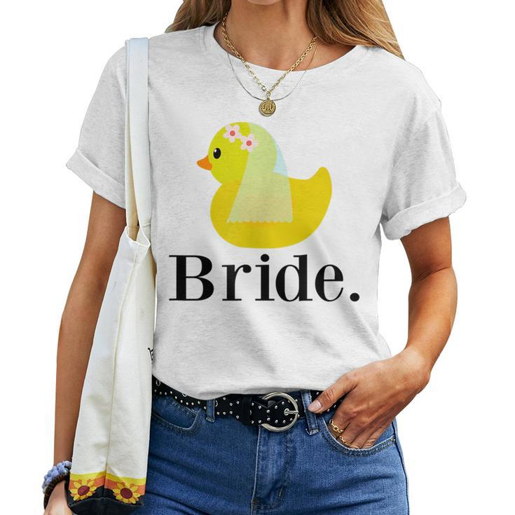 Rubber Duck Bride Women T-shirt