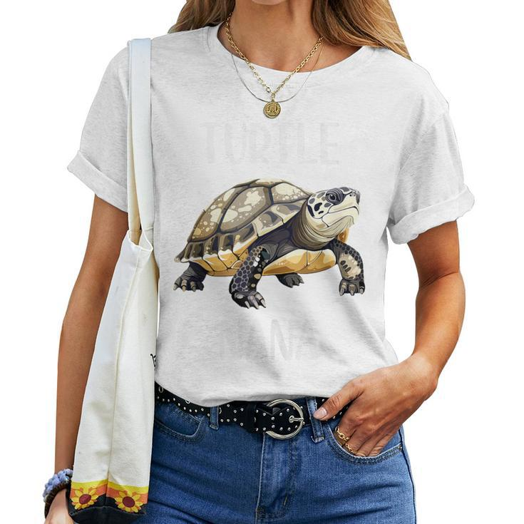 Turtle Nana Animals Lover Grandma Women T-shirt