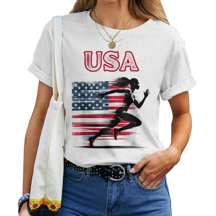 Usa Track And Field Girls Accessories Apparel Women T-shirt