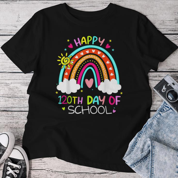 120Th Day Of School Rainbow 120 Days Smarter Teacher Women T-shirt Funny Gifts