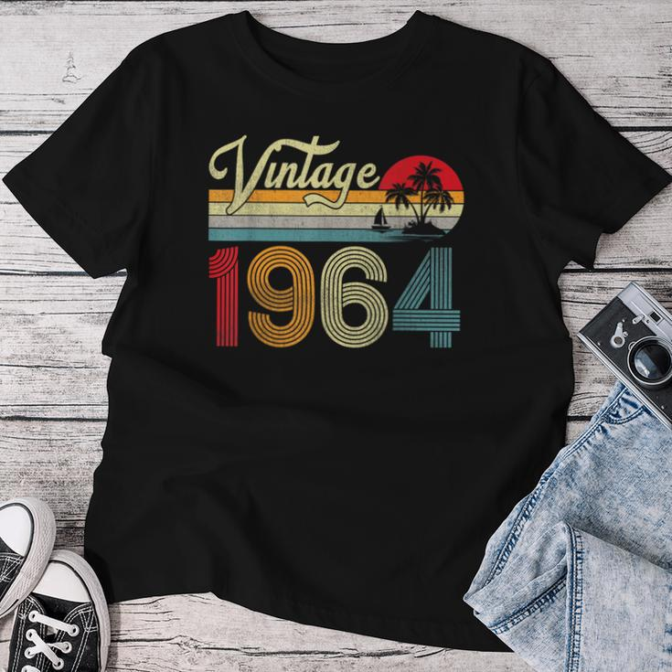 60 Years Old Vintage 1964 60Th Birthday Retro Women T-shirt Unique Gifts