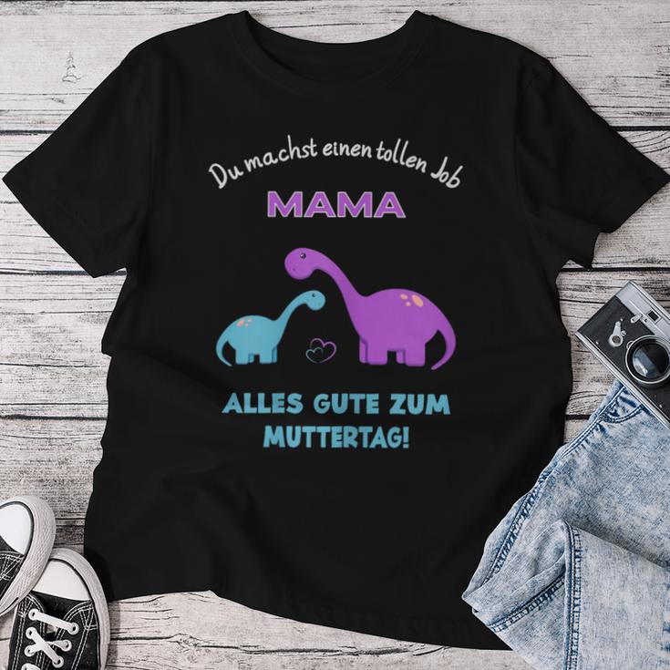 Alles Gute Zum Muttertag Mama Dino S T-shirt Frauen Lustige Geschenke