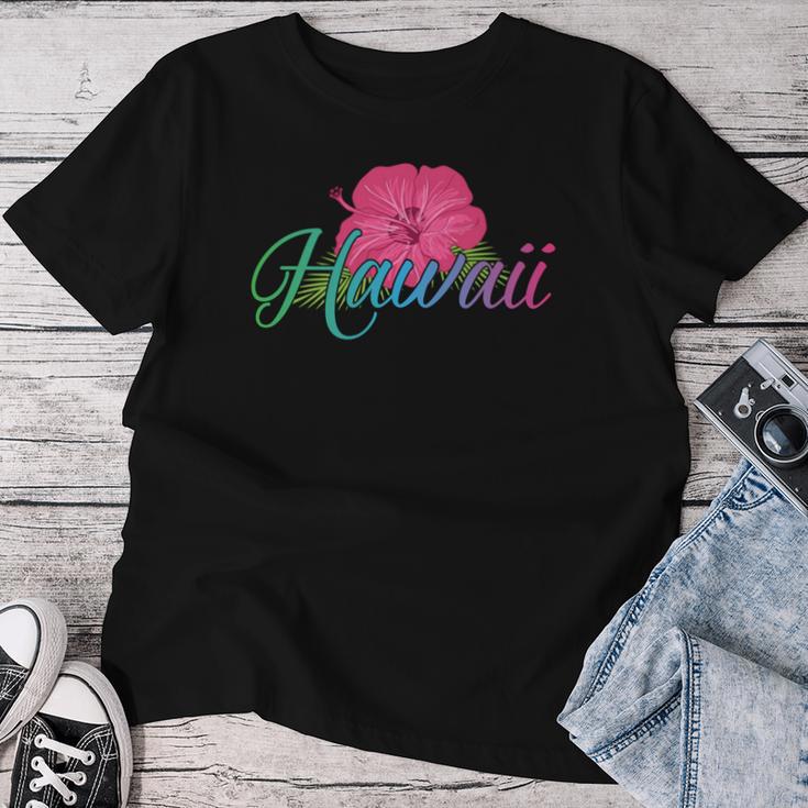 Aloha Hawaii From The Island Feel The Aloha Flower Spirit Women T-shirt Funny Gifts