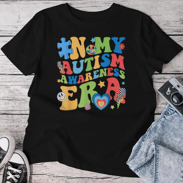 In My Autism Awareness Era Support Puzzle Be Kind Groovy Women T-shirt Unique Gifts