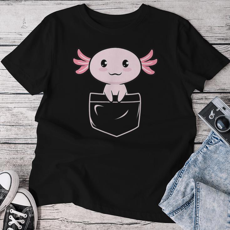 Axolotl Axolotl Pocket S T-shirt Frauen Lustige Geschenke