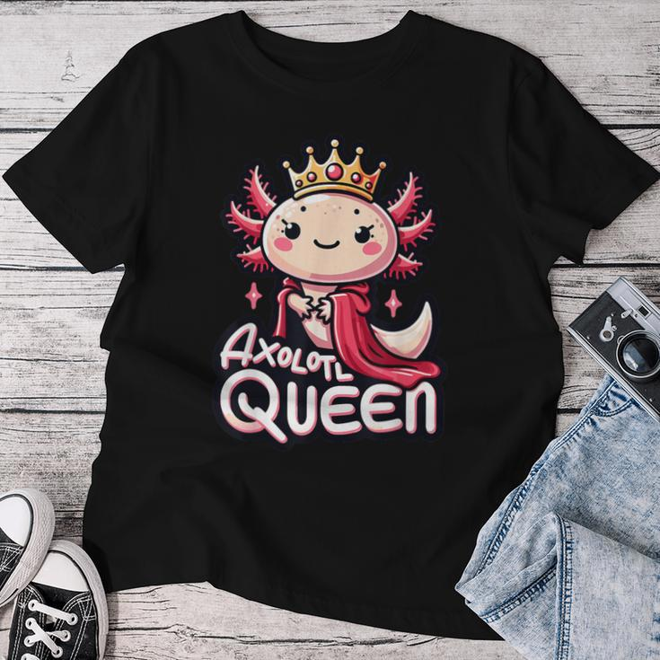 Axolotl Queen Girls Axolotl Lover Axolotl Women T-shirt Funny Gifts