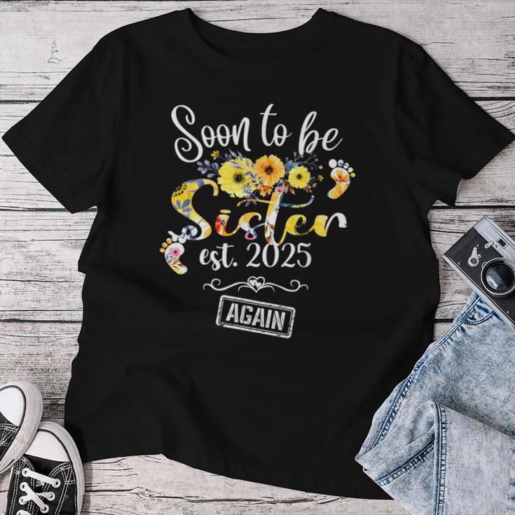 Bald Schwester 2025 Wieder Neue Schwester T-shirt Frauen Lustige Geschenke