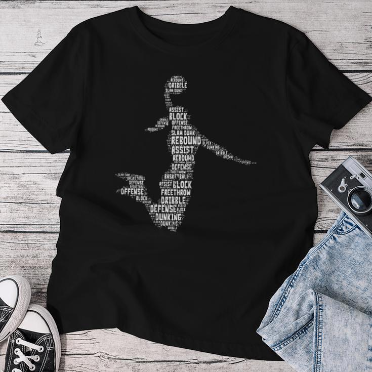 Basketball Girl Dunk Words Player Girls Kid N Youth Women T-shirt Personalized Gifts