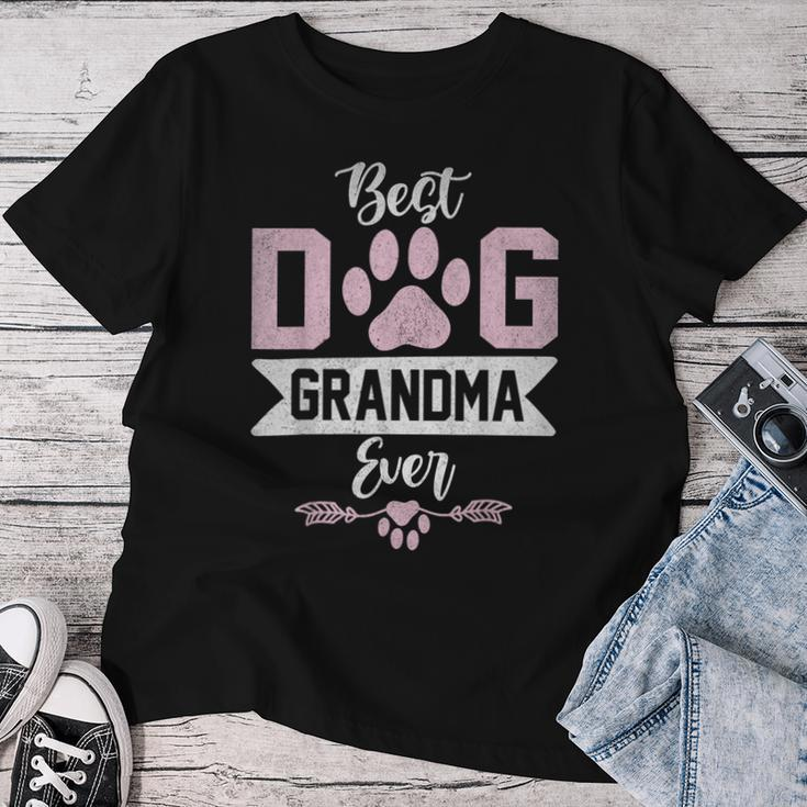 Best Dog Grandma Ever Dog Grandma Women T-shirt Funny Gifts