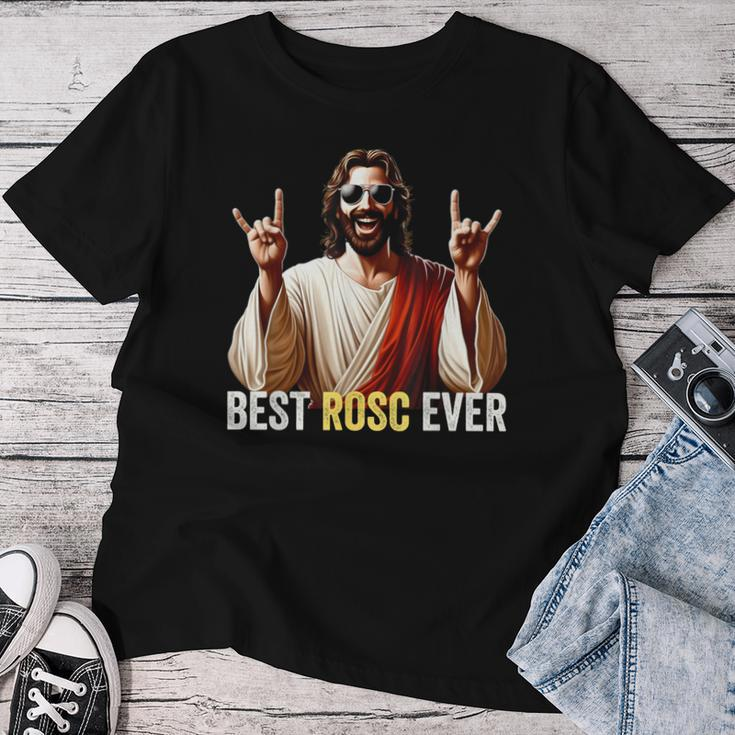 Best Rosc Ever Easter Nurse Doctor Surgeon Jesus Rock On Women T-shirt Funny Gifts
