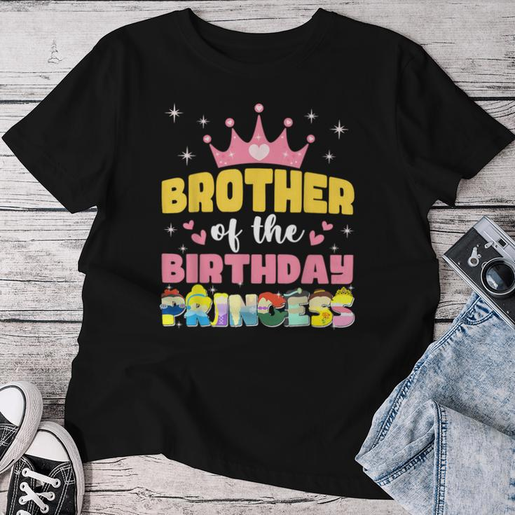 Brother Of The Birthday Princess Girl Matching Family Women T-shirt Unique Gifts