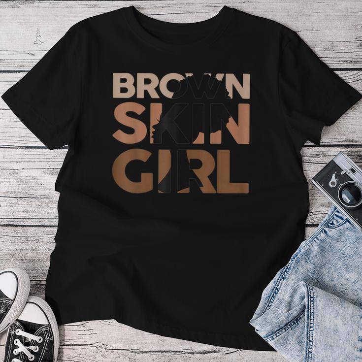 Brown Skin Girl Black Junenth Melanin Queen Afro Girls Women T-shirt Personalized Gifts