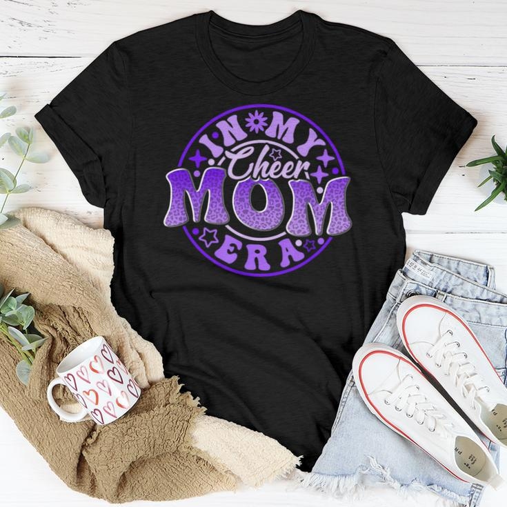 Cheer Mom In Her Purple Era Best Cheerleading Mother Women T-shirt Funny Gifts
