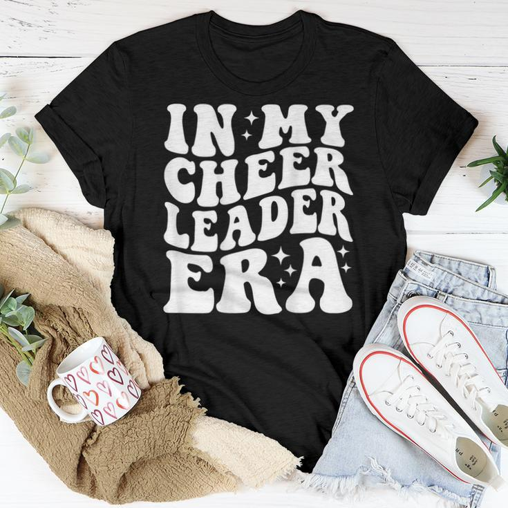In My Cheerleader Era Groovy Football Cheer Leader Mom Coach Women T-shirt Funny Gifts