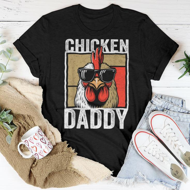 Chicken Daddy Rooster Farmer Fathers Day For Men Women T-shirt Funny Gifts