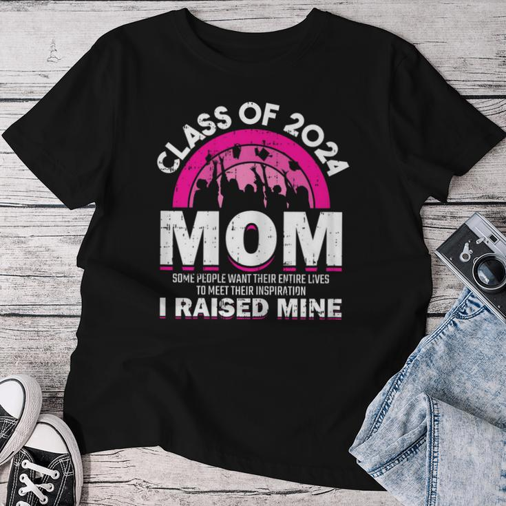 Class Of 2024 Mom Graduation Family Mama Graduate Women Women T-shirt Funny Gifts