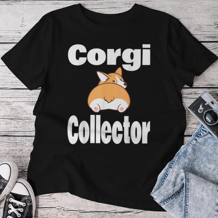 Corgi Collector Lustiger Tierliebhaber Hundebesitzer Mama Papa Humor T-shirt Frauen Lustige Geschenke