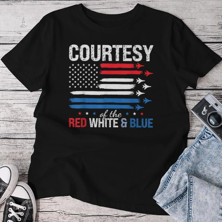 Courtesy Of The Usa Red White And Blue 4Th Of July Men Women T-shirt Personalized Gifts