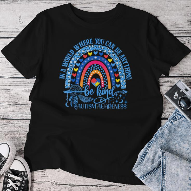 Cute Autism Mom Autism Awareness Be Kind Support Women T-shirt Unique Gifts