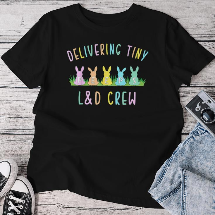 Cute Delivering Rabbits Labor And Delivery L&D Nurse Easter Women T-shirt Unique Gifts