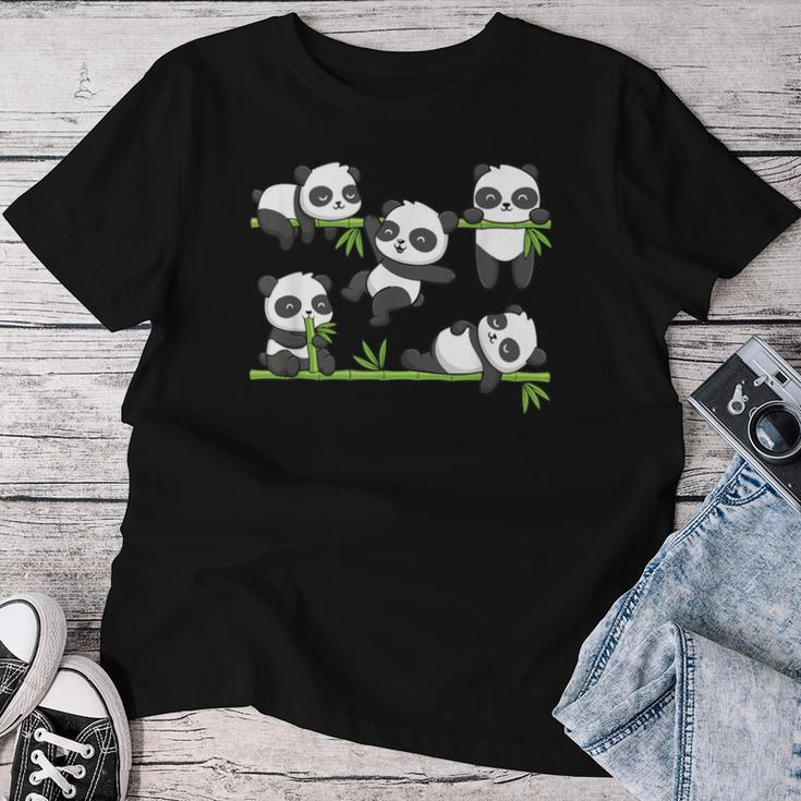 Cute Kawaii Baby Panda Bear Panda Lover Women T-shirt Funny Gifts