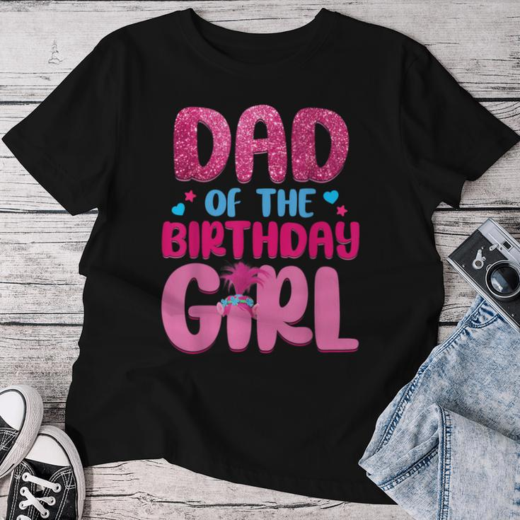 Dad And Mom Birthday Girl Family Matching Women T-shirt Personalized Gifts