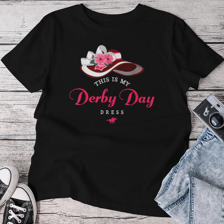 Derby Day 2024 Derby Horse This Is My Derby Day Dress Women T-shirt Unique Gifts