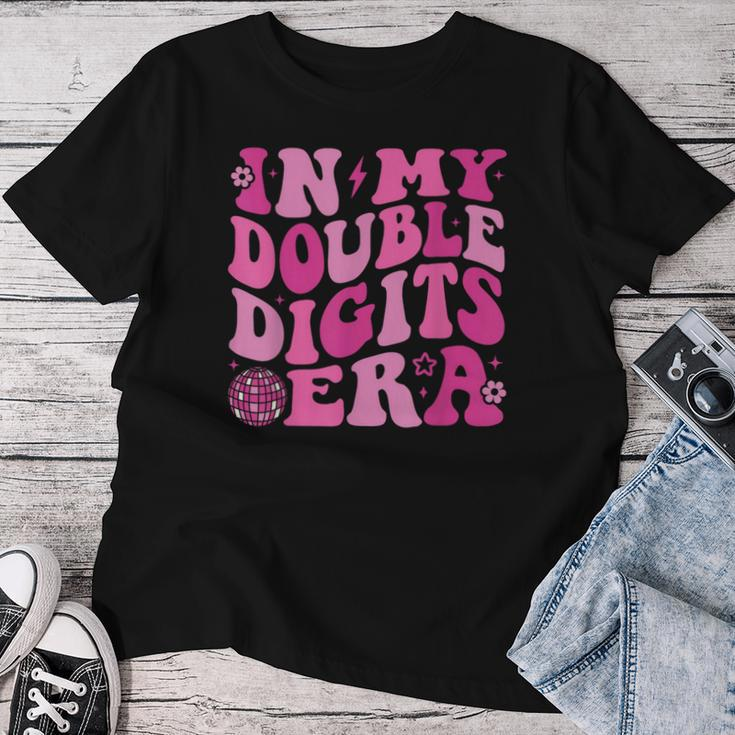 In My Double Digits Era 10 Year Old Girl 10Th Birthday Women T-shirt Personalized Gifts