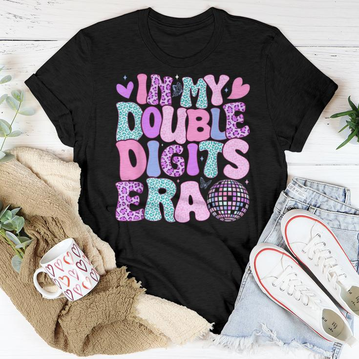 In My Double Digits Era Retro 10 Year Old 10Th Birthday Girl Women T-shirt Funny Gifts