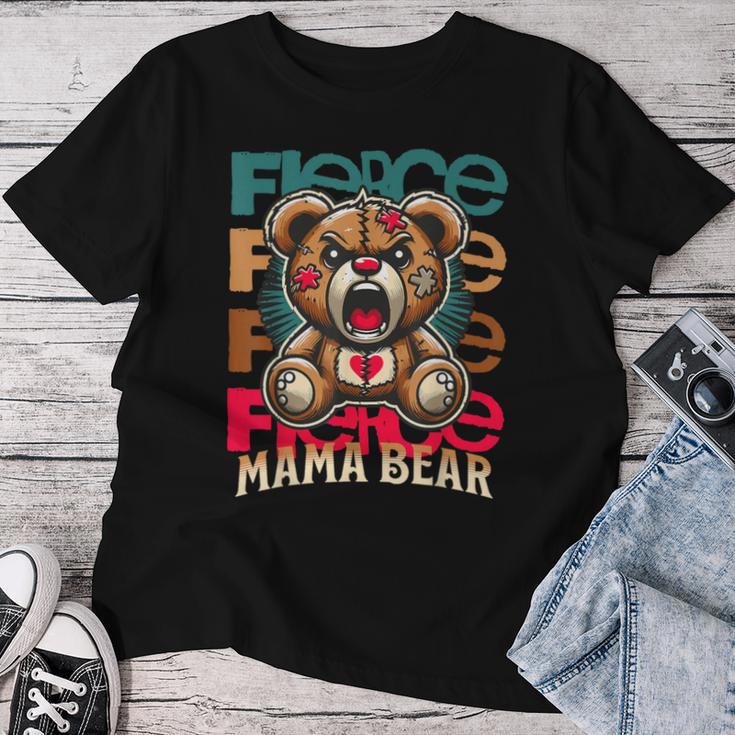 Fierce Mama Bear — Mutiges Statement Zur Mutterschaft T-shirt Frauen Lustige Geschenke