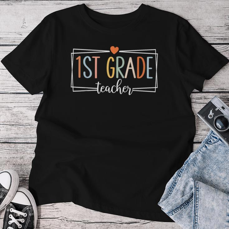 First Grade Teacher 1St Grade Teachers Back To School Women T-shirt Unique Gifts