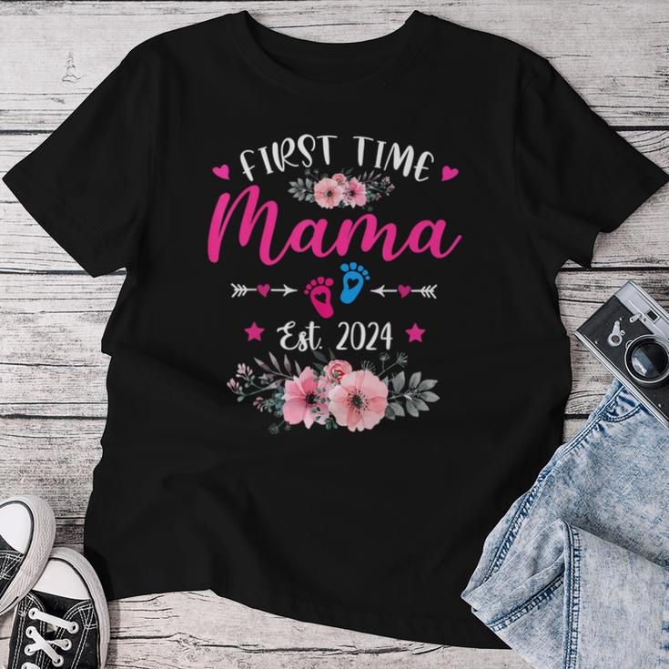 First Time Mama 2024 Mother's Day Soon To Be Mom Pregnancy Women T-shirt Funny Gifts