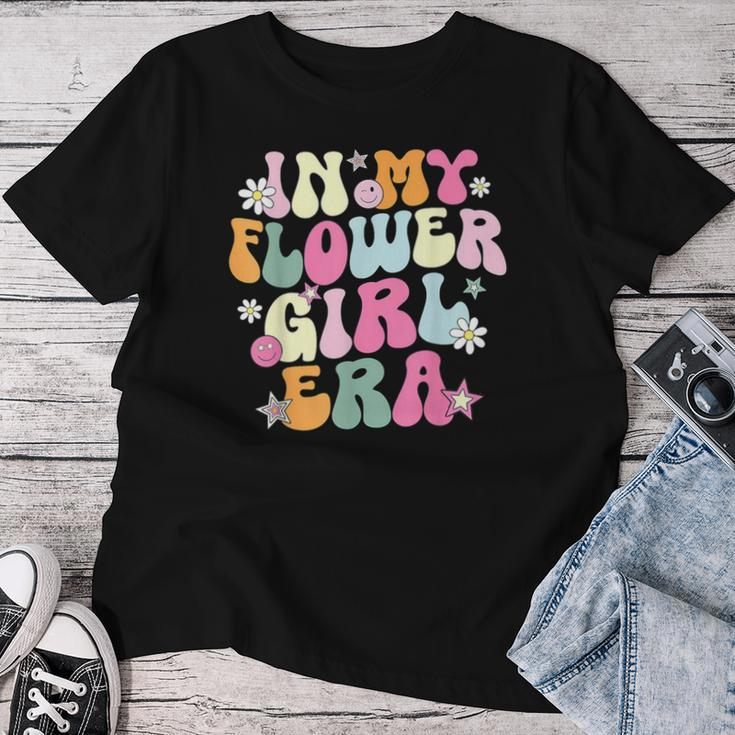 In My Flower Girl Era Retro Groovy Flower Girl Cute Women T-shirt Funny Gifts