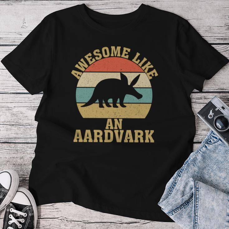 Aardvark For Animal Aardvark Lover Vintage Women T-shirt Funny Gifts