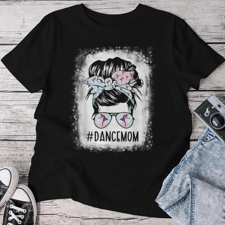 Dance Mom Bun Hair Sunglasses Headband Mom Life Women T-shirt Personalized Gifts