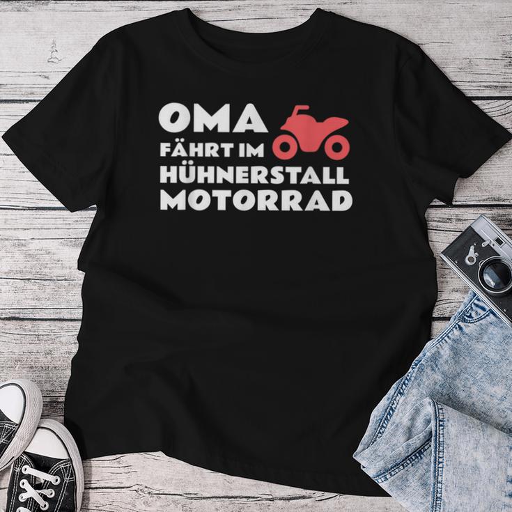 With Grandma Rides Im Hühnerstall Motif T-shirt Frauen Lustige Geschenke