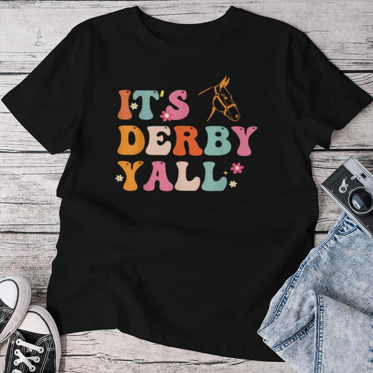 Horse Racing It's Derby Yall Women T-shirt Funny Gifts