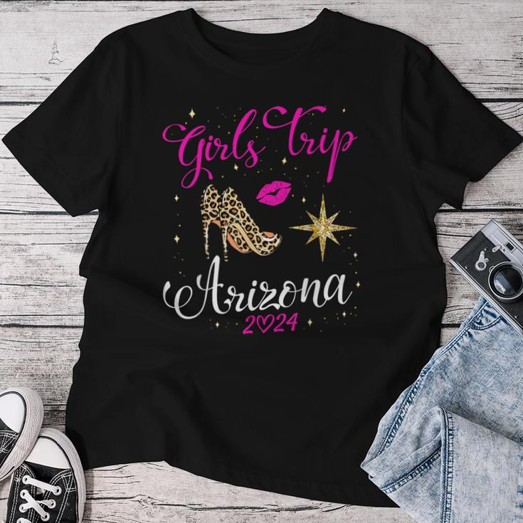 Girls Trip Arizona 2024 Weekend Birthday Squad Women T-shirt Personalized Gifts