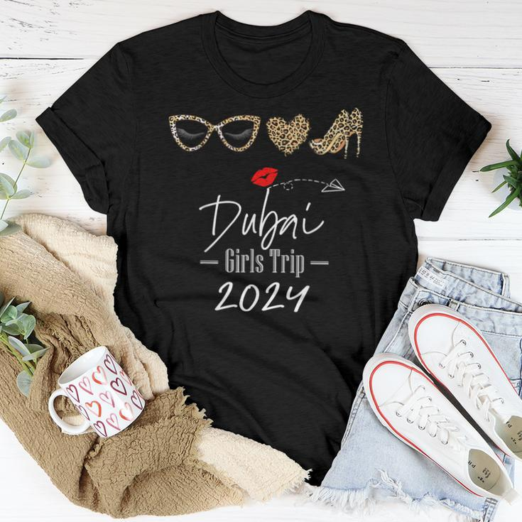 Girls Trip Dubai 2024 Beach Vacation Birthday Squad Women T-shirt Unique Gifts
