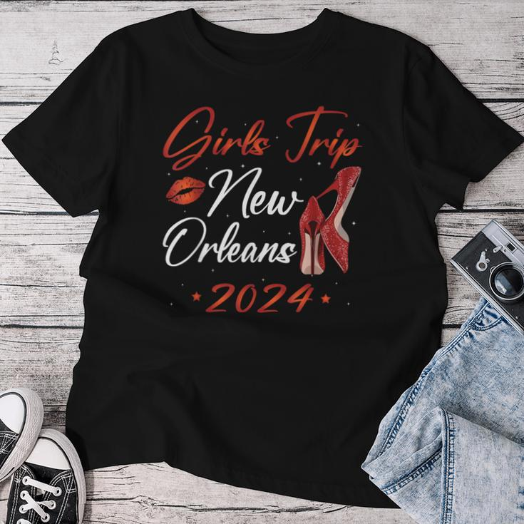 Girls Trip New Orleans 2024 Weekend Birthday Squad Women T-shirt Personalized Gifts