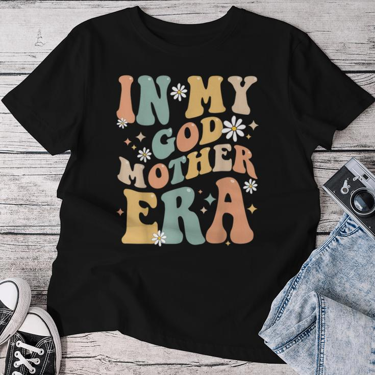 In My Godmother Era Lover Groovy Retro Mom Women T-shirt Funny Gifts