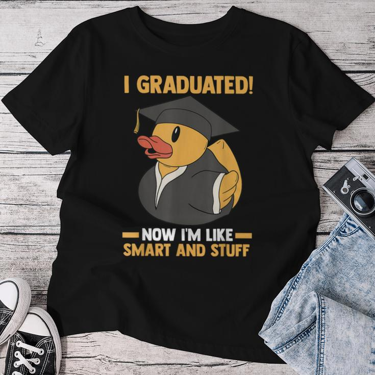 Graduate School Duck Graduation Women T-shirt Personalized Gifts