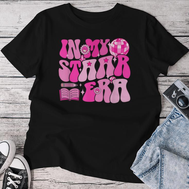Groovy Disco Testing Day Teacher Student In My Staar Era Women T-shirt Funny Gifts