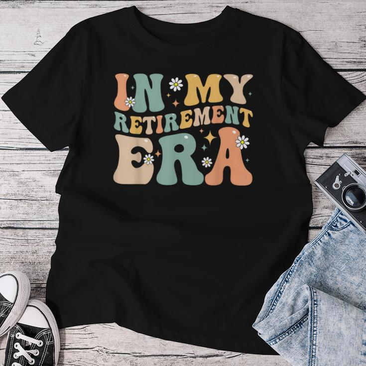 Groovy Retro In My Retirement Era Retired 2024 Women T-shirt Funny Gifts