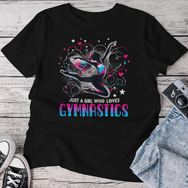 Gymnastics Just A Girl Who Loves Gymnastics Women T-shirt Funny Gifts