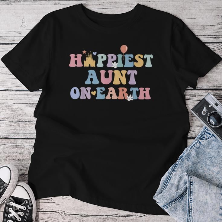 Happiest Aunt On Earth Family Trip Women T-shirt Funny Gifts