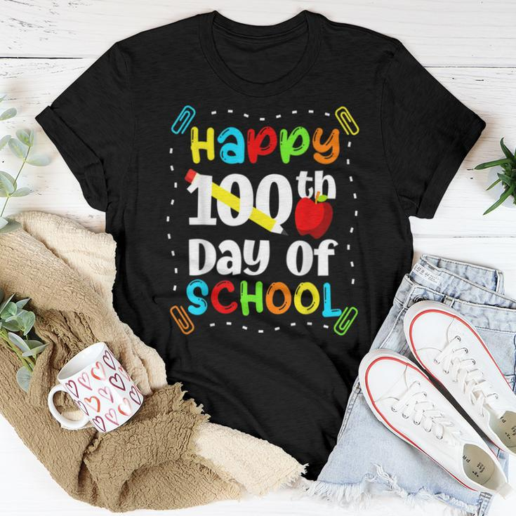 Happy 100Th Days Of School Teacher Boys Girls 100 Days Women T-shirt Personalized Gifts