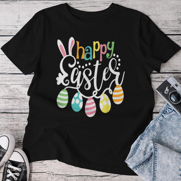 Happy Easter Bunny Rabbit Face Easter Day Girls Women T-shirt Unique Gifts